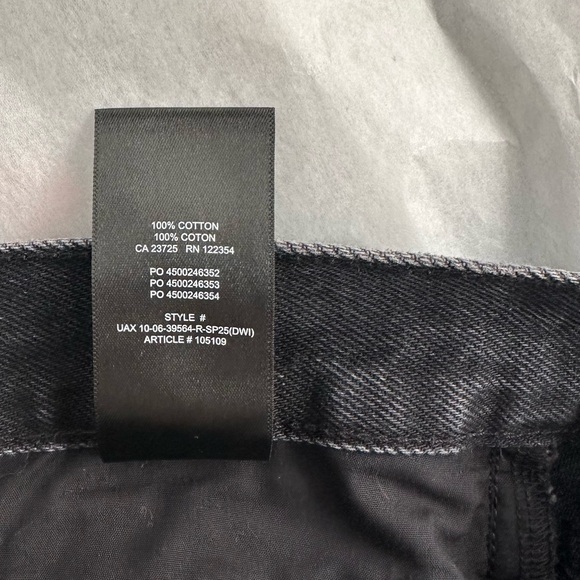 Aritzia Denim Forum The '90s Marlo High Rise Loose Jean Washed Black Size 30 - Picture 12 of 15